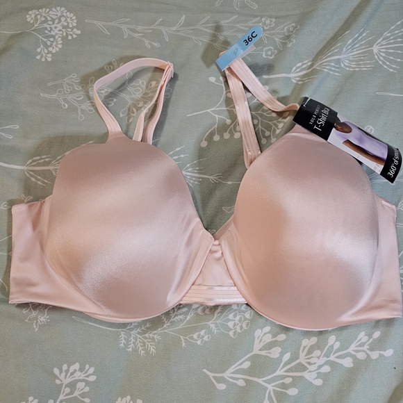 Bali Pink T-Shirt Bra with Seamless Full-Coverage Design - Picture 6 of 16